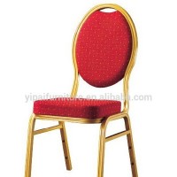 metal frame banquet wedding chairs with cushion(YC602)