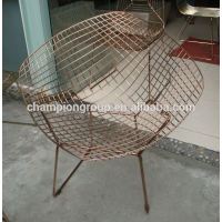 Linear Side Chair, steel wire chair outdoor expert WR-3353