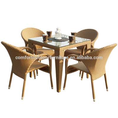 Commercial Rattan Restaurant Dining Furniture Set