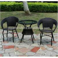 10Home&coffee set metal rattan chair and round table set YPS026