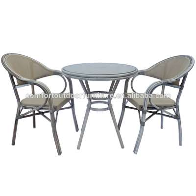 2016 Hot Selling Commercial Quality Bistro Furniture Set Fabric Mesh